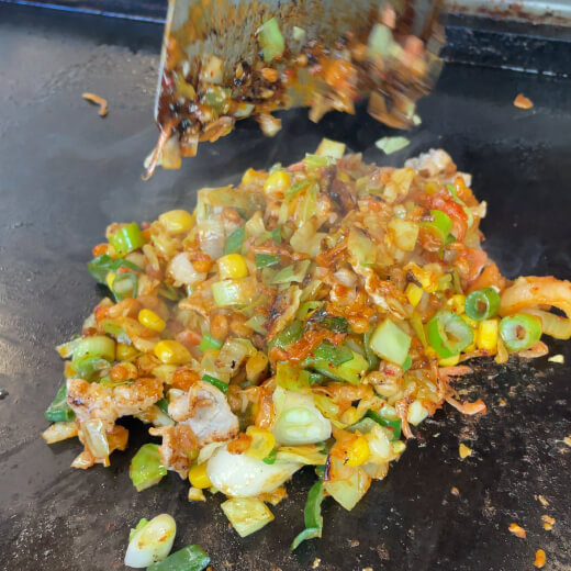 えびせん　もんじゃ2枚目